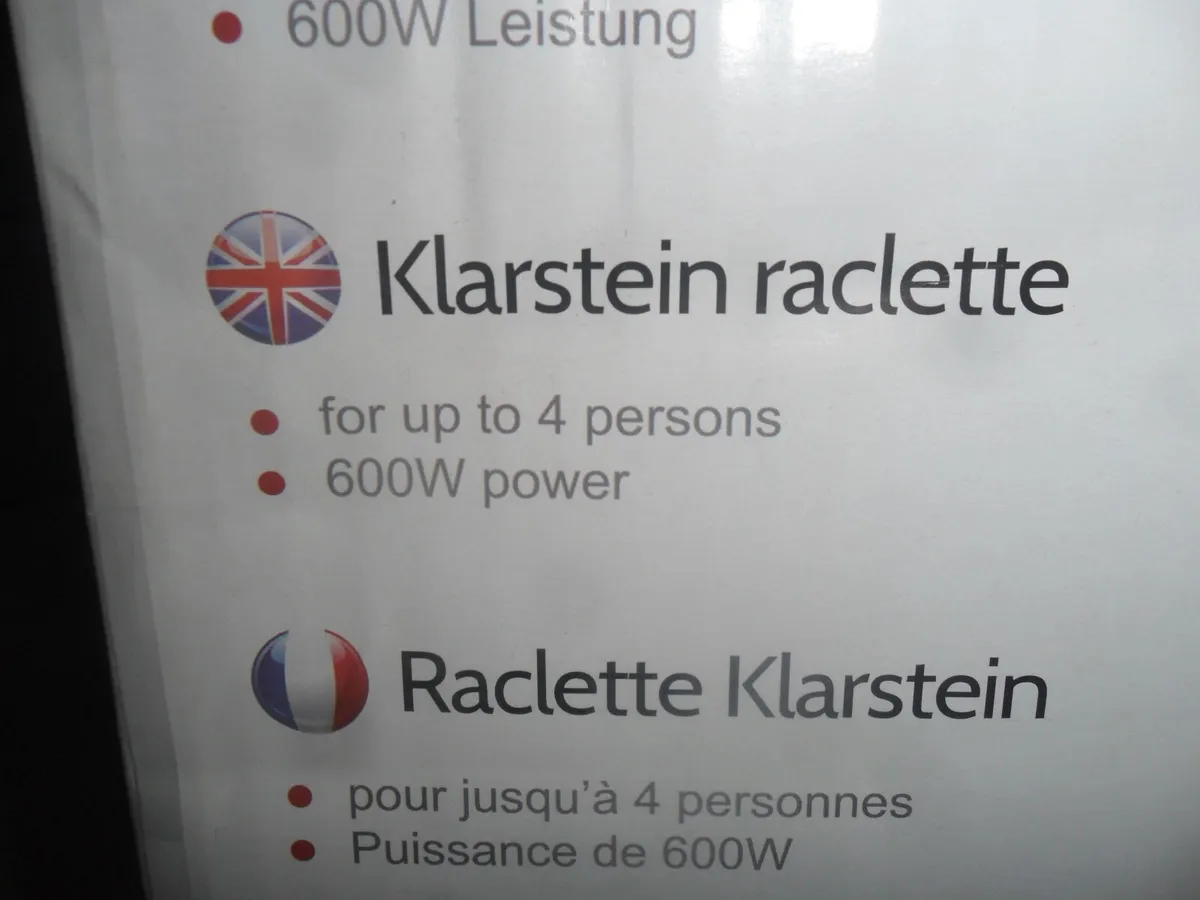 raclette grill with natural stone - Image 2