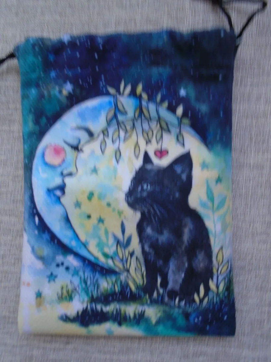 Gift bag, Drawstring bag. - Image 1