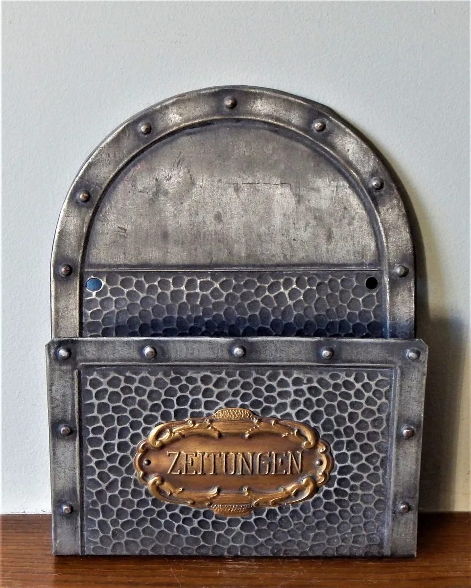 Metal Retro Newspaper Rack - Image 1