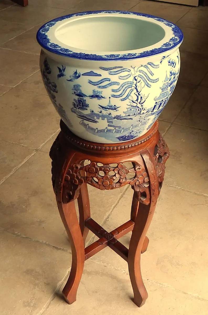 Vintage Victoria Ware Porcelain Jardiniere - Image 1