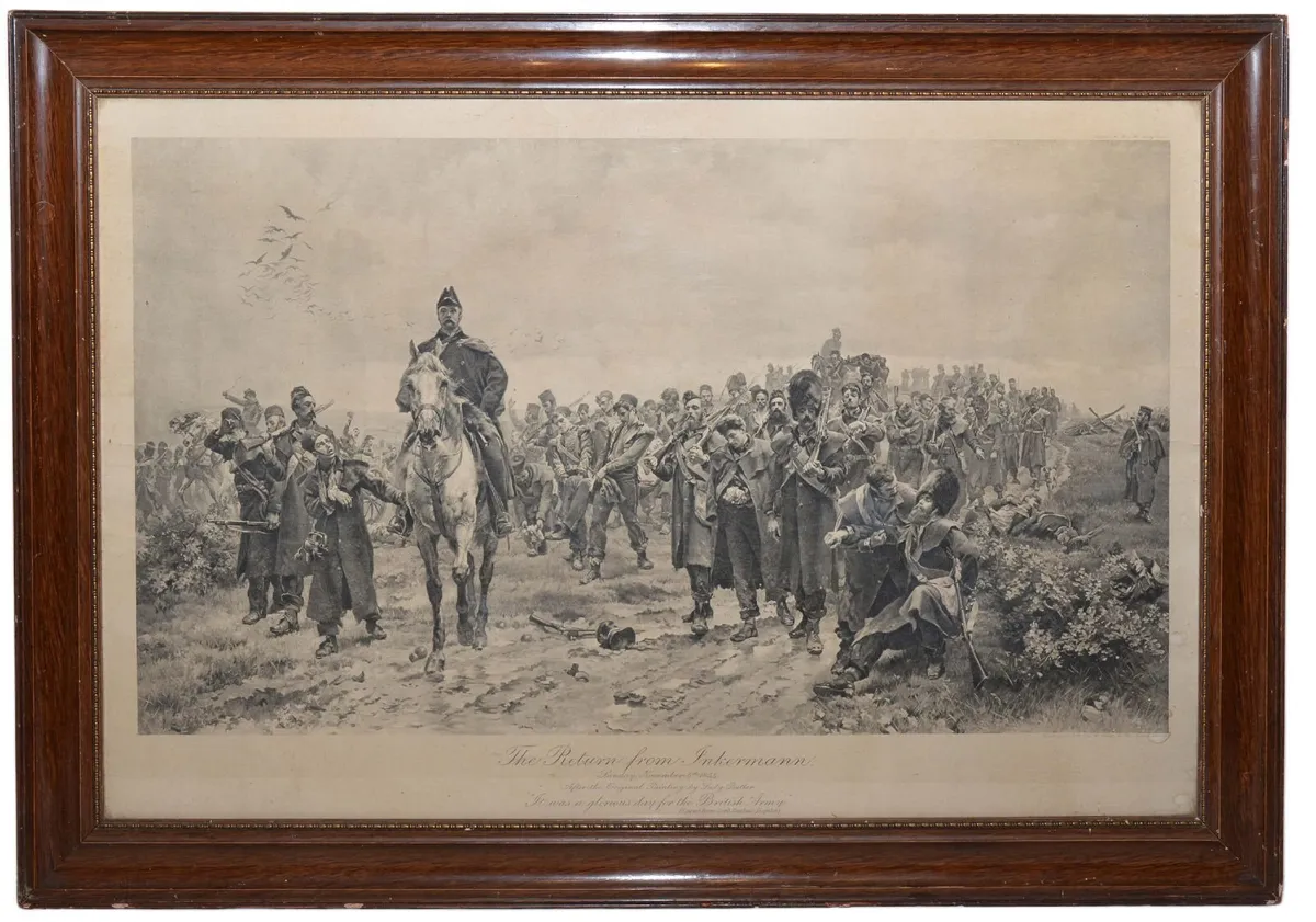 Return From Inkermann Antique Print 1890 - Image 3