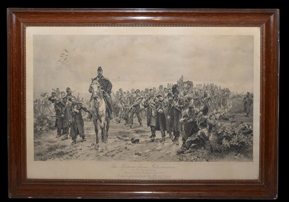 Return From Inkermann Antique Print 1890 - Image 4