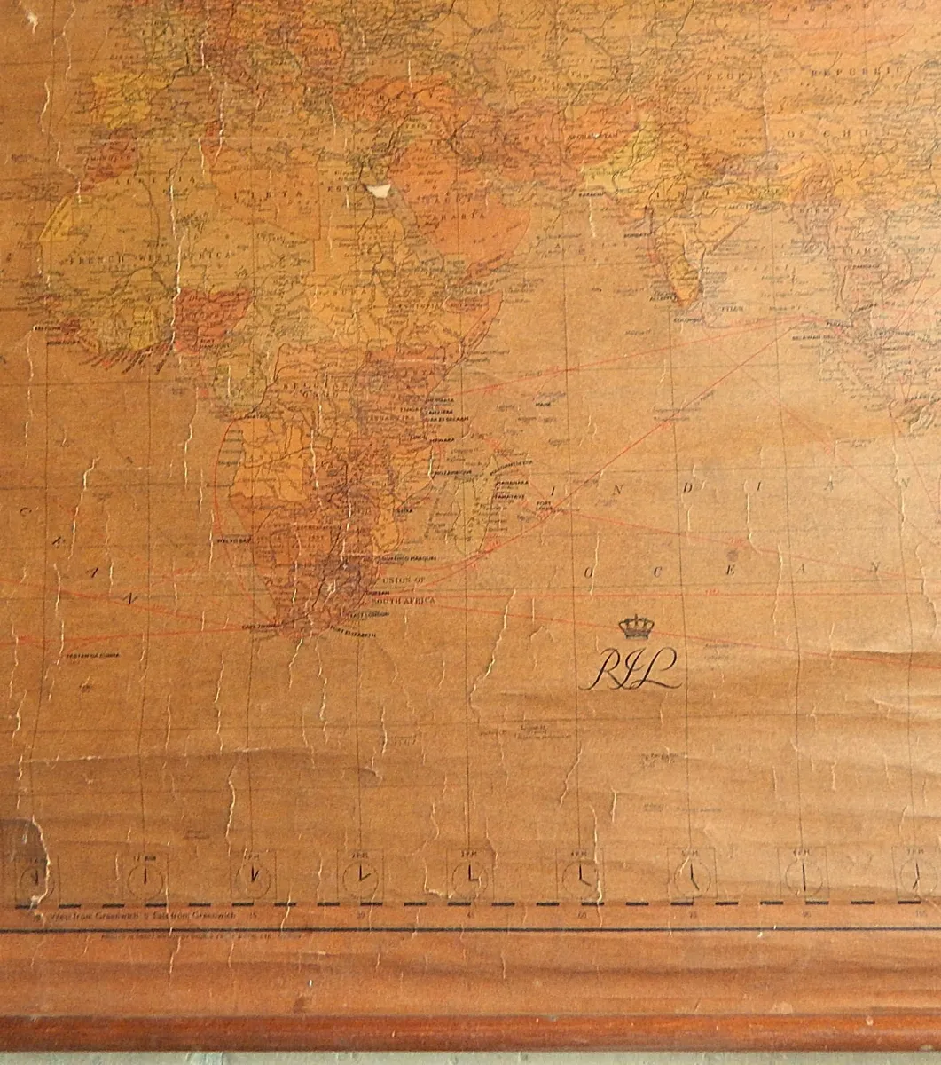 Vintage Roll Down Royal Interocean Lines Poster - Image 3