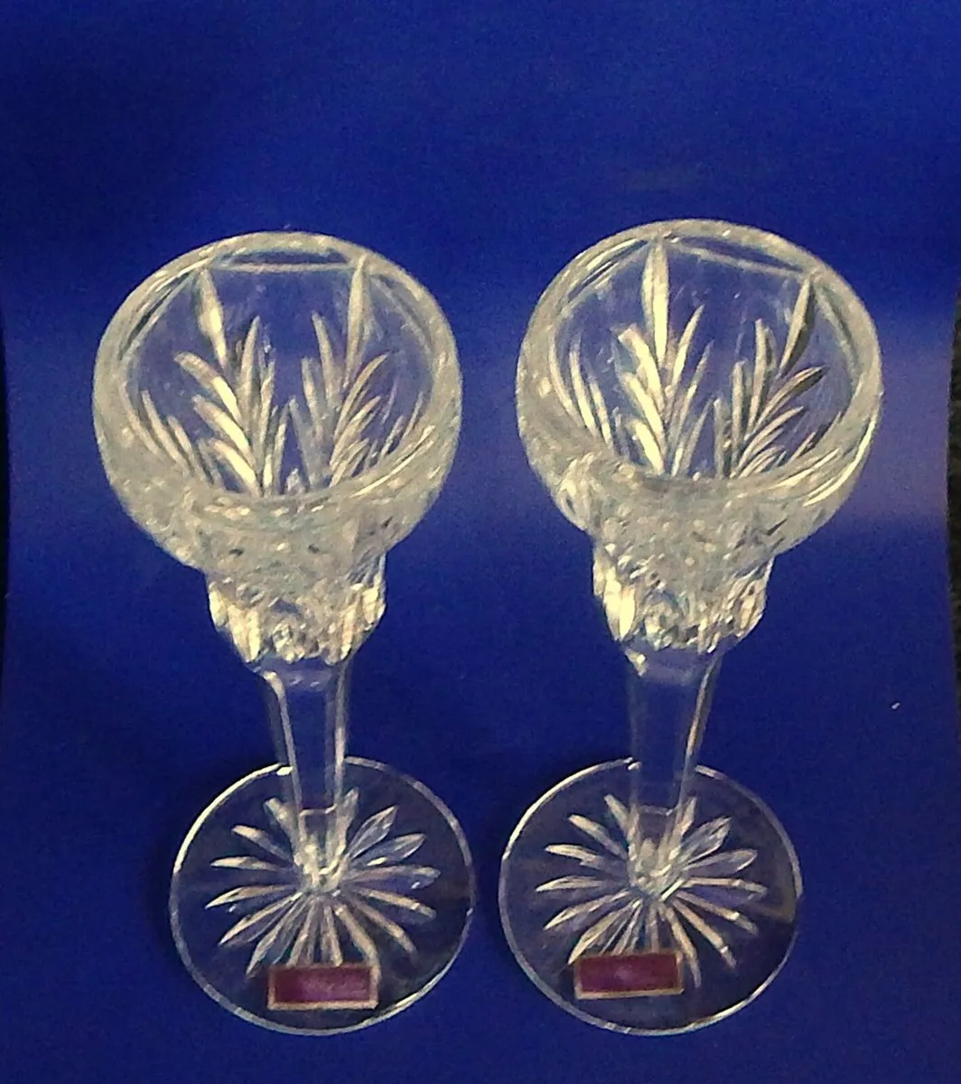 Pair of Marquis by Waterford Crystal Candlesticks - Image 2