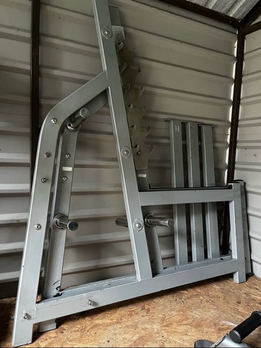 Commercial squat rack saw tooth - Image 1