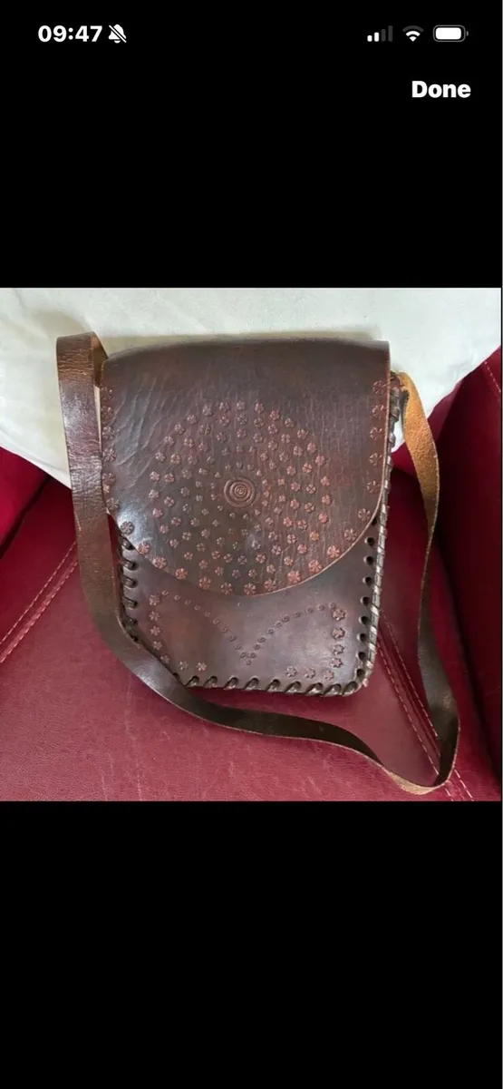 Leather Shoulder Bag - Image 1
