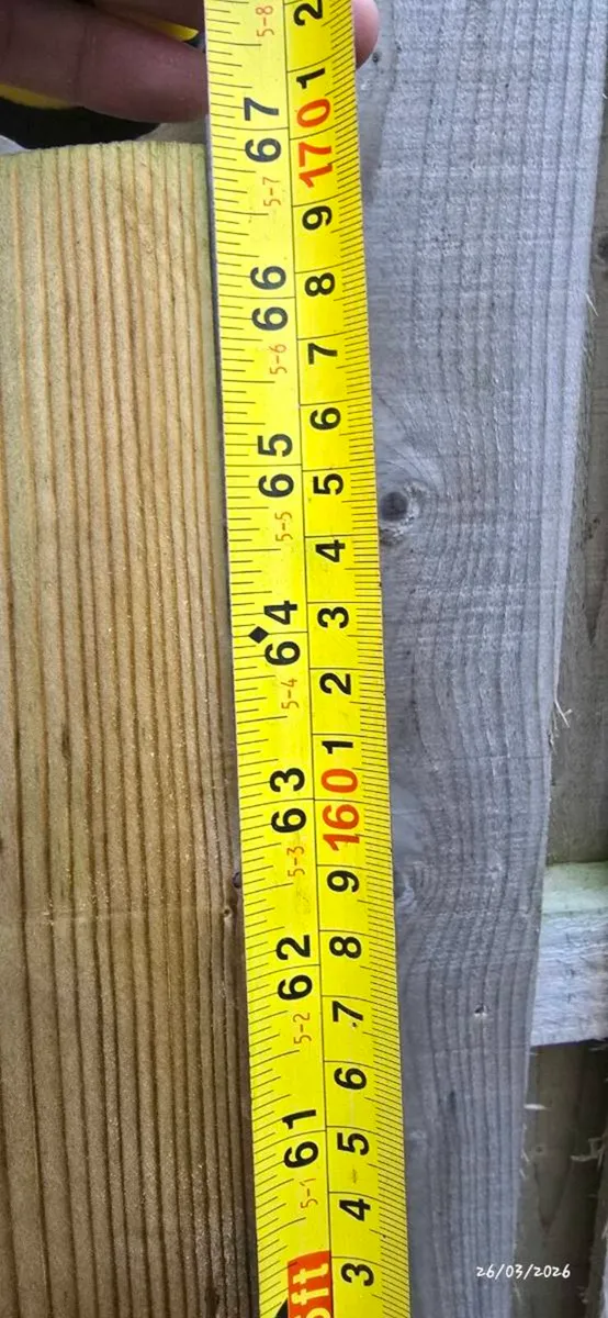 14ft Wooden gates - Image 2