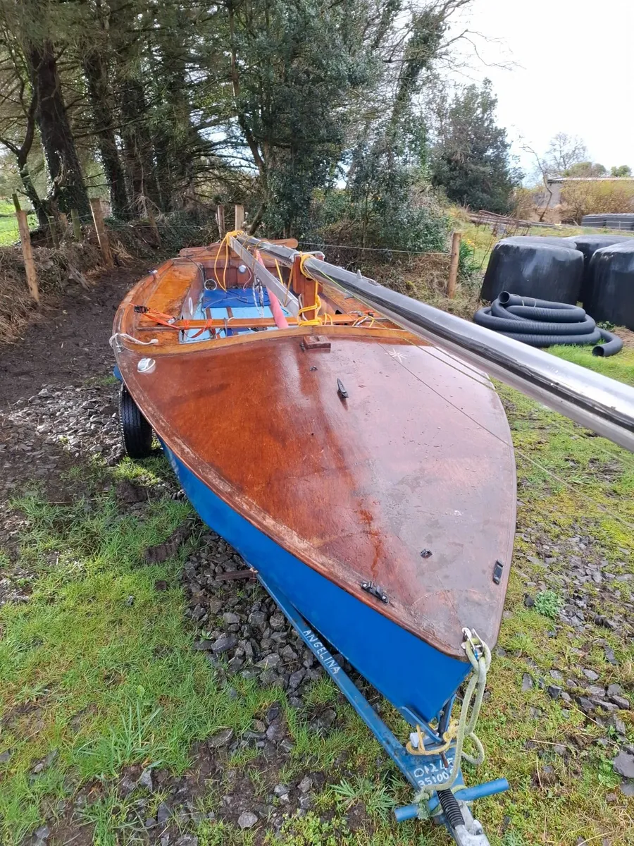 Sailing dinghy mirror 16 good condition. - Image 4