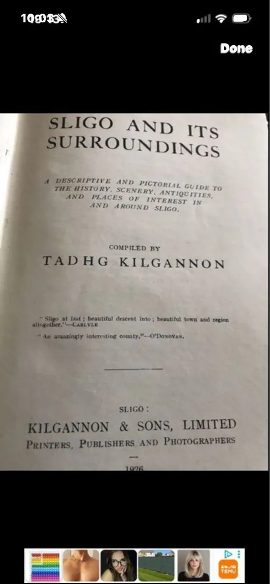 Very Rare Copy- Sligo & It’s Surroundings - Image 2