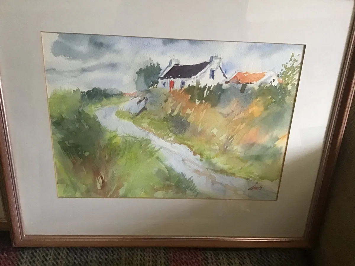 Two Watercolours signed Lewis - Image 2