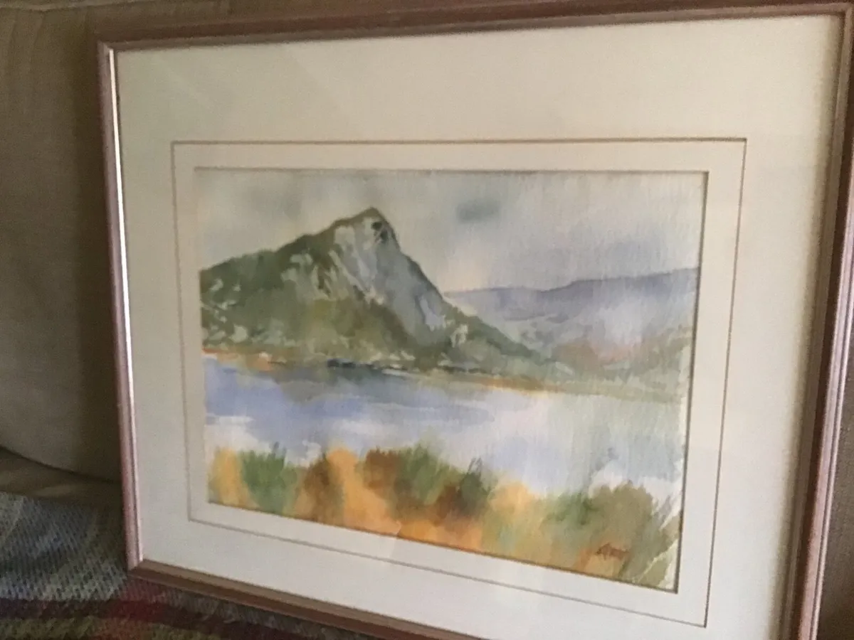 Large Watercolour signed Lewis - Image 4