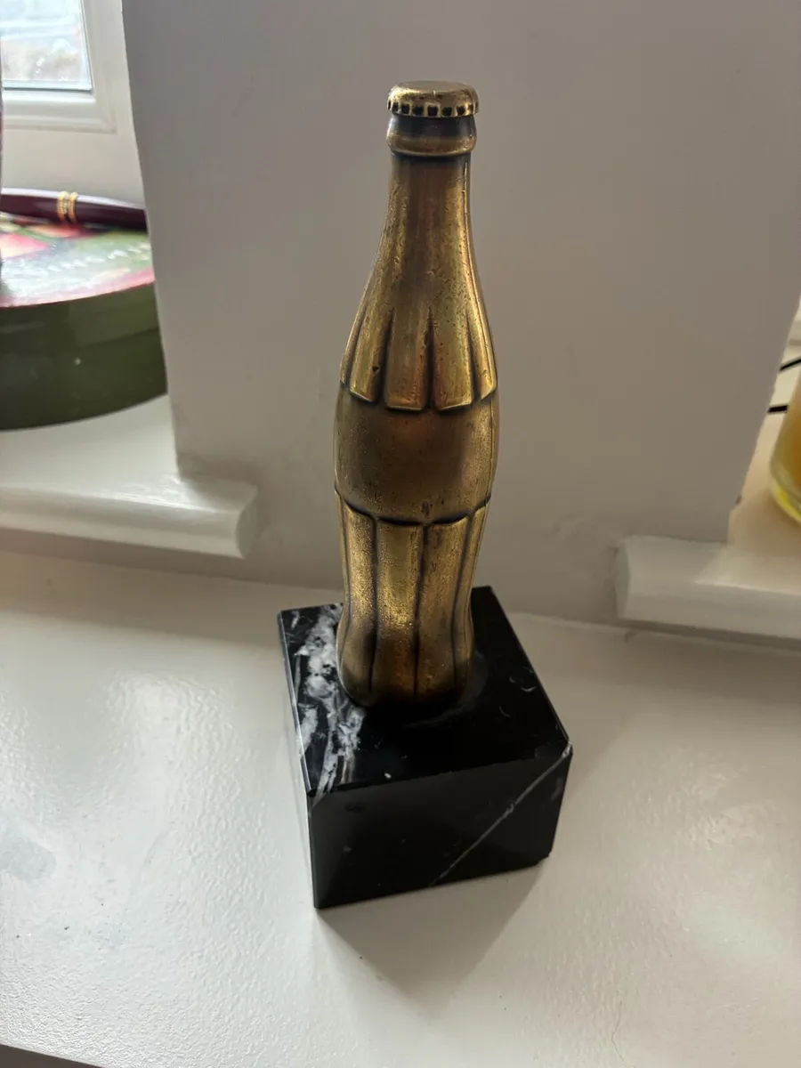 Rare Coca Cola Brass  Bottle - Image 1