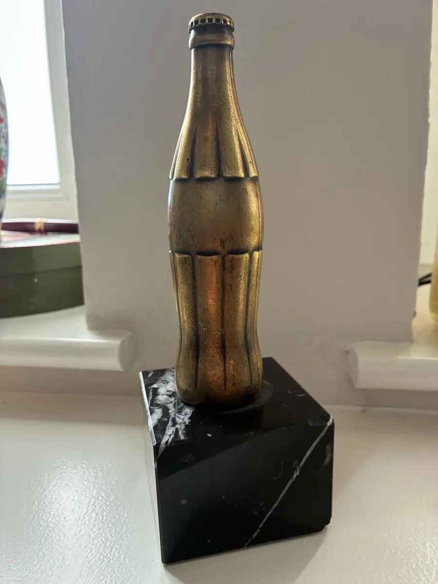 Rare Coca Cola Brass  Bottle - Image 3