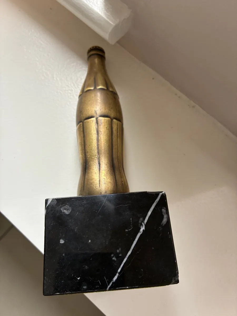 Rare Coca Cola Brass  Bottle - Image 4
