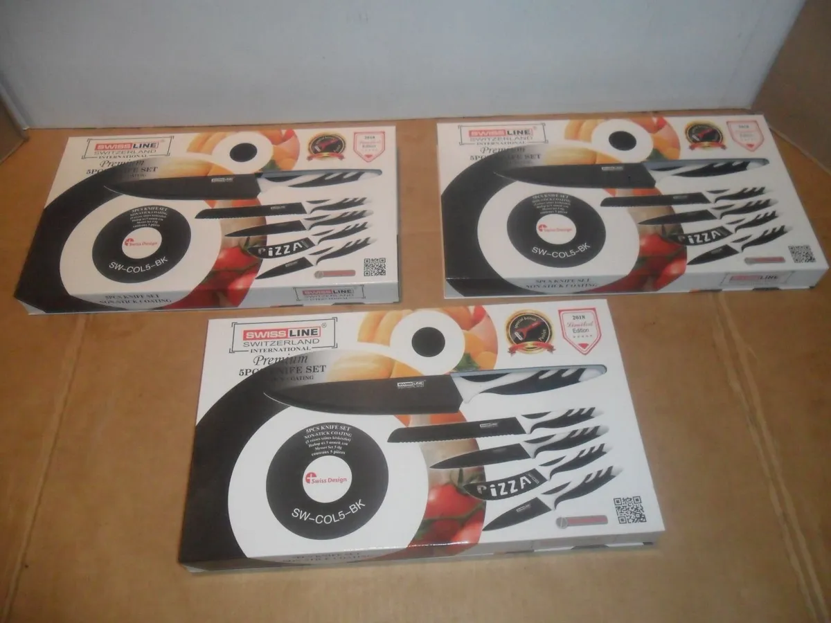 SWISS LINE Stainless Steel 5 Pcs - Knife set - Image 4