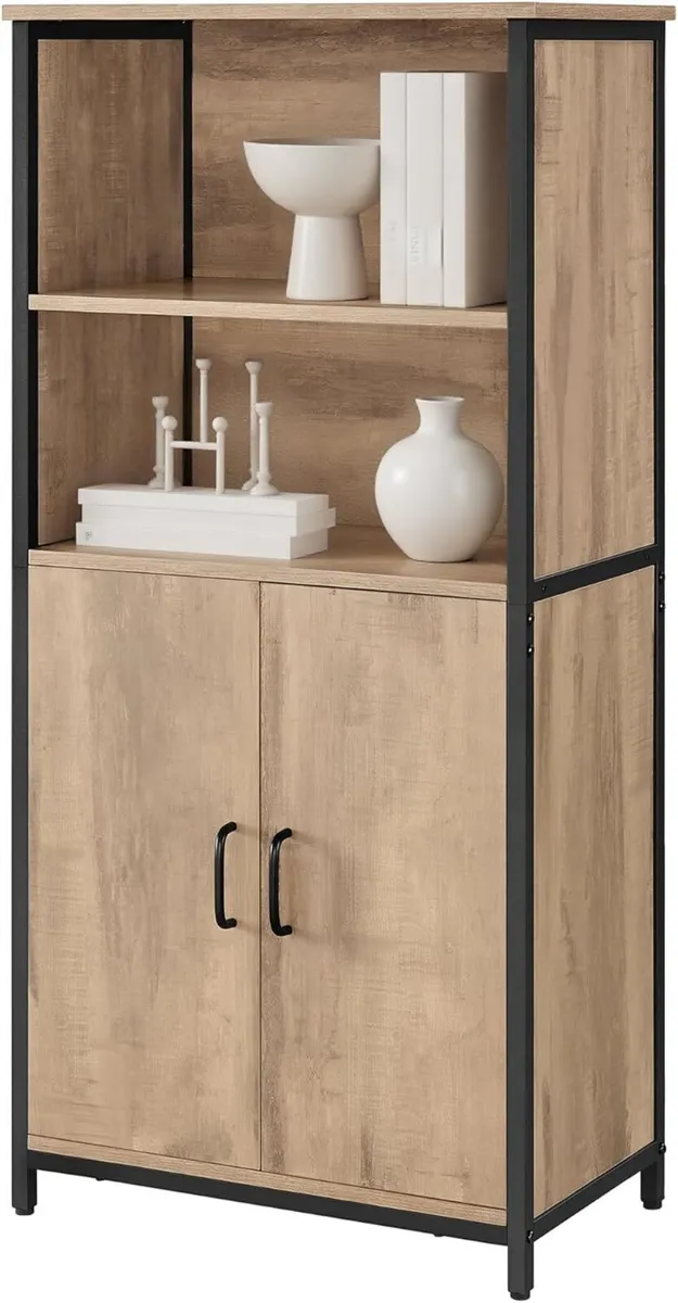 Freestanding Storage Cabinet Cupboard Bookcase 2 - Image 1