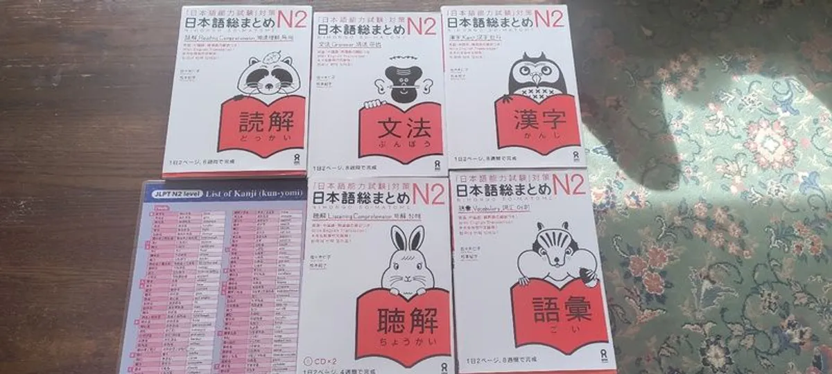 JLPT N2, N3 Japanese language books - Image 1