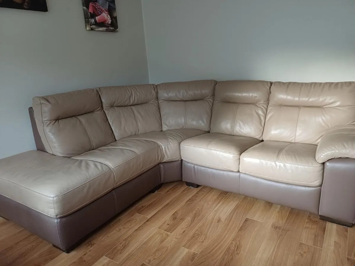 Leather Couch - Image 1