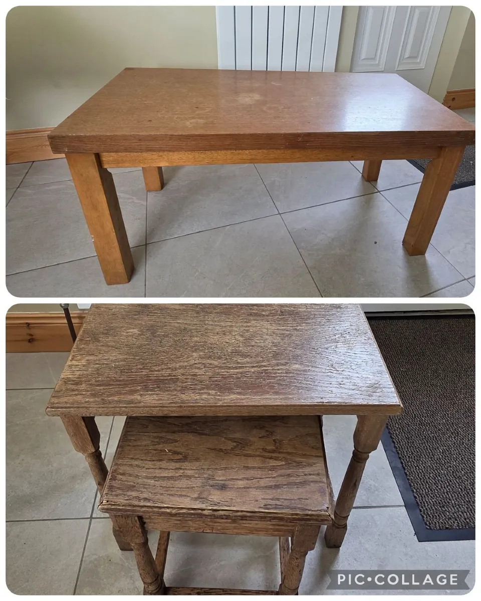 Coffee Table and side tables - Image 1