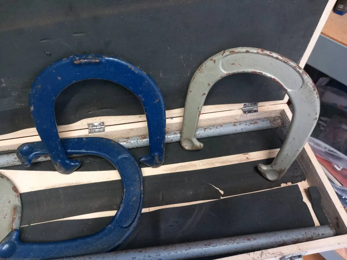 Horseshoe pitching set, garden game, heavy, D18 - Image 4