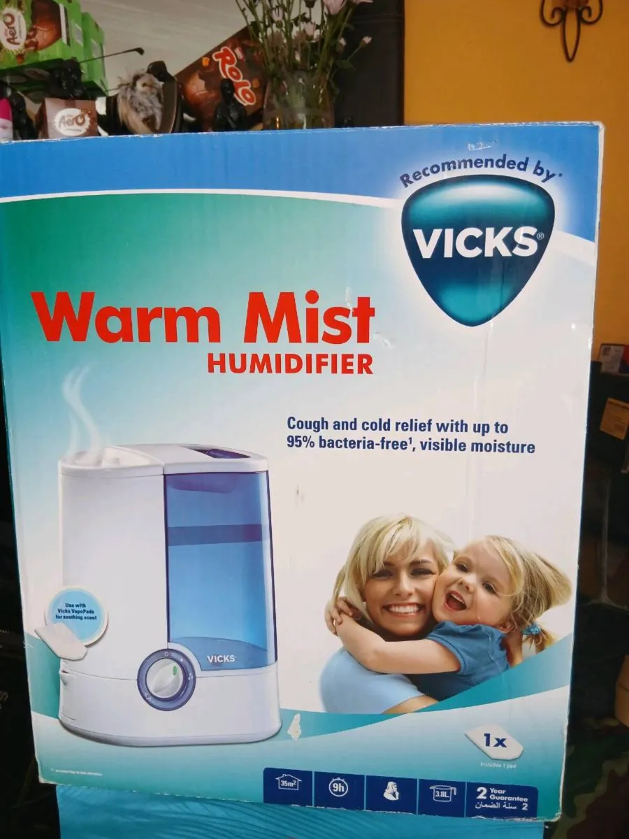 Vicks Warm Mist Humidifier - Image 1