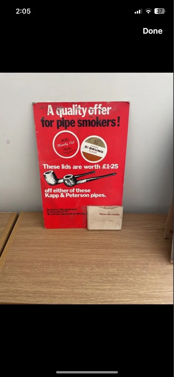 Vintage st bruno advertising card