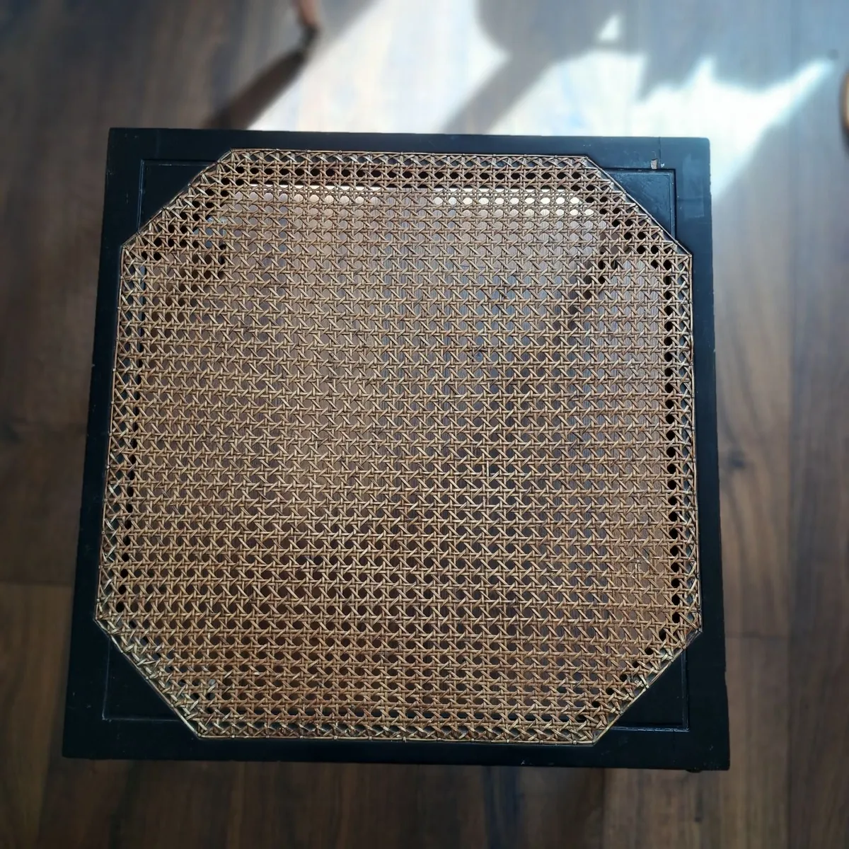 Vintage Cane Top Coffee Table - Image 3