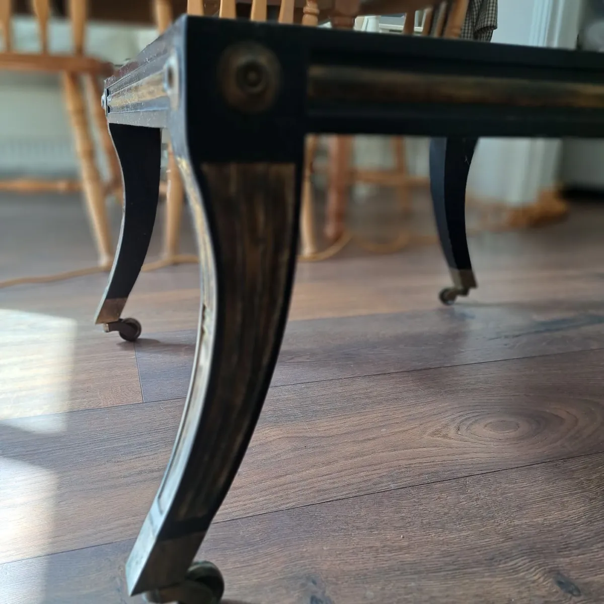 Vintage Cane Top Coffee Table - Image 4