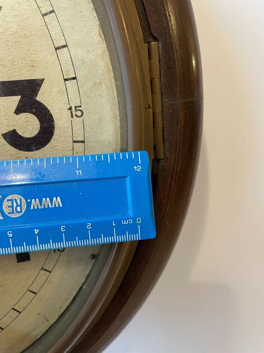 Vintage Favre Leuba School Clock RESTO CONDITION - Image 4