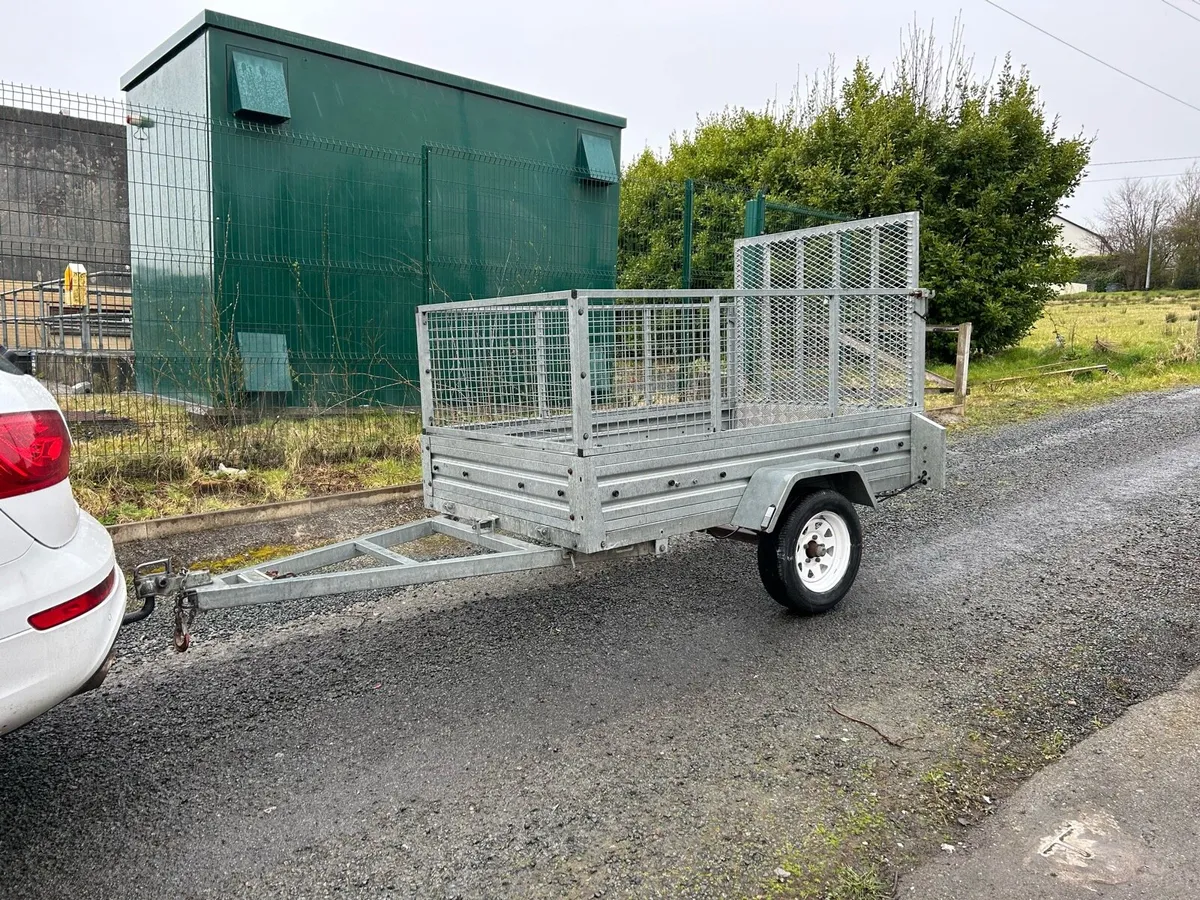 Jefferson Single axle trailer 7x4 - Image 1