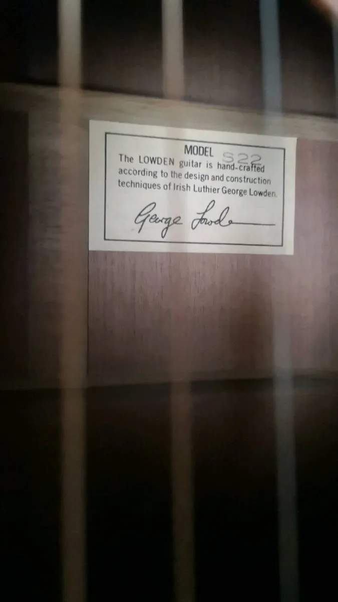 Lowden S22 1984 - Image 4