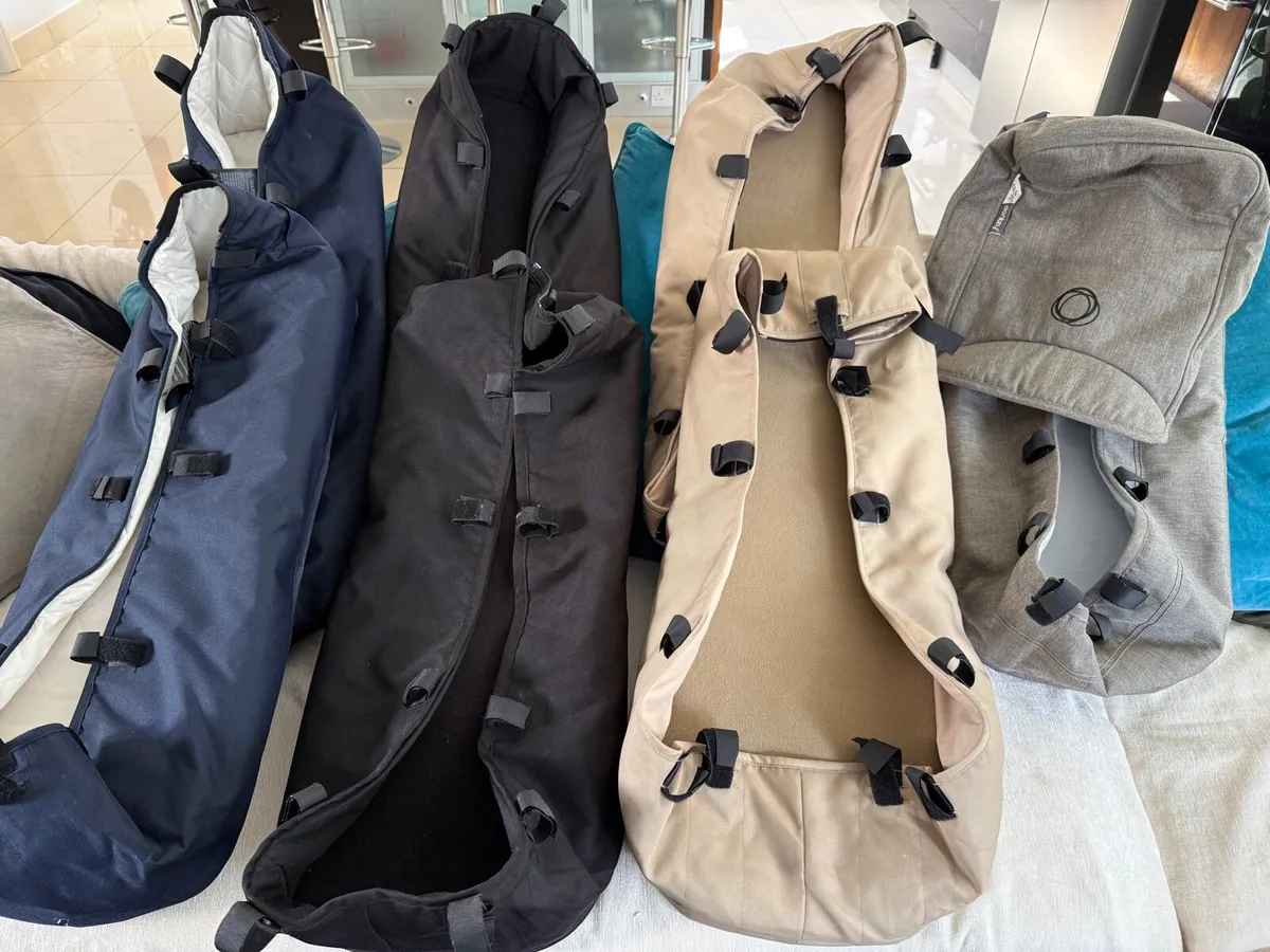 Bugaboo Donkey bassinets and aprons in sword - Image 2