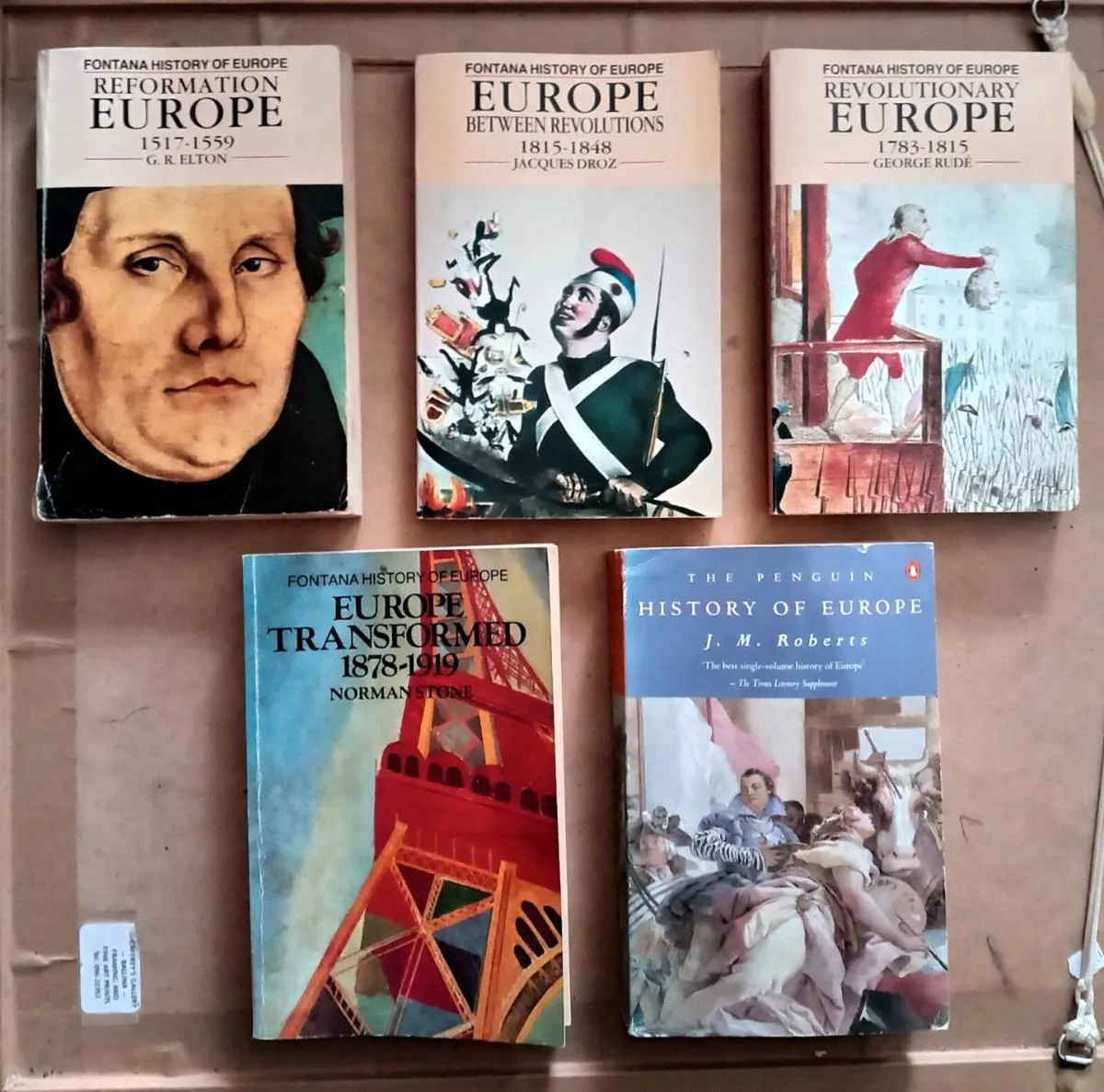 Five European History Books