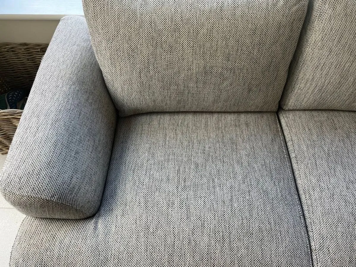 2 seater grey sofa - Image 2