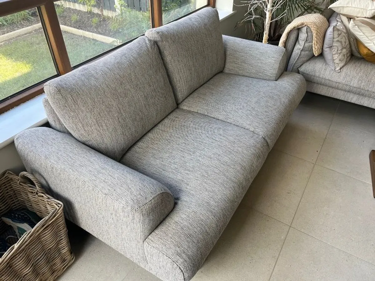 2 seater grey sofa - Image 4