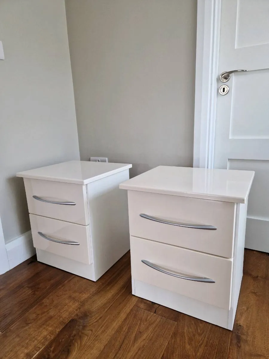 Bed side lockers - Image 1