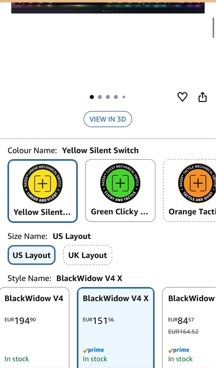 Razer BlackWidow V4 Keyboard (US Layout) WORTH 150 - Image 3