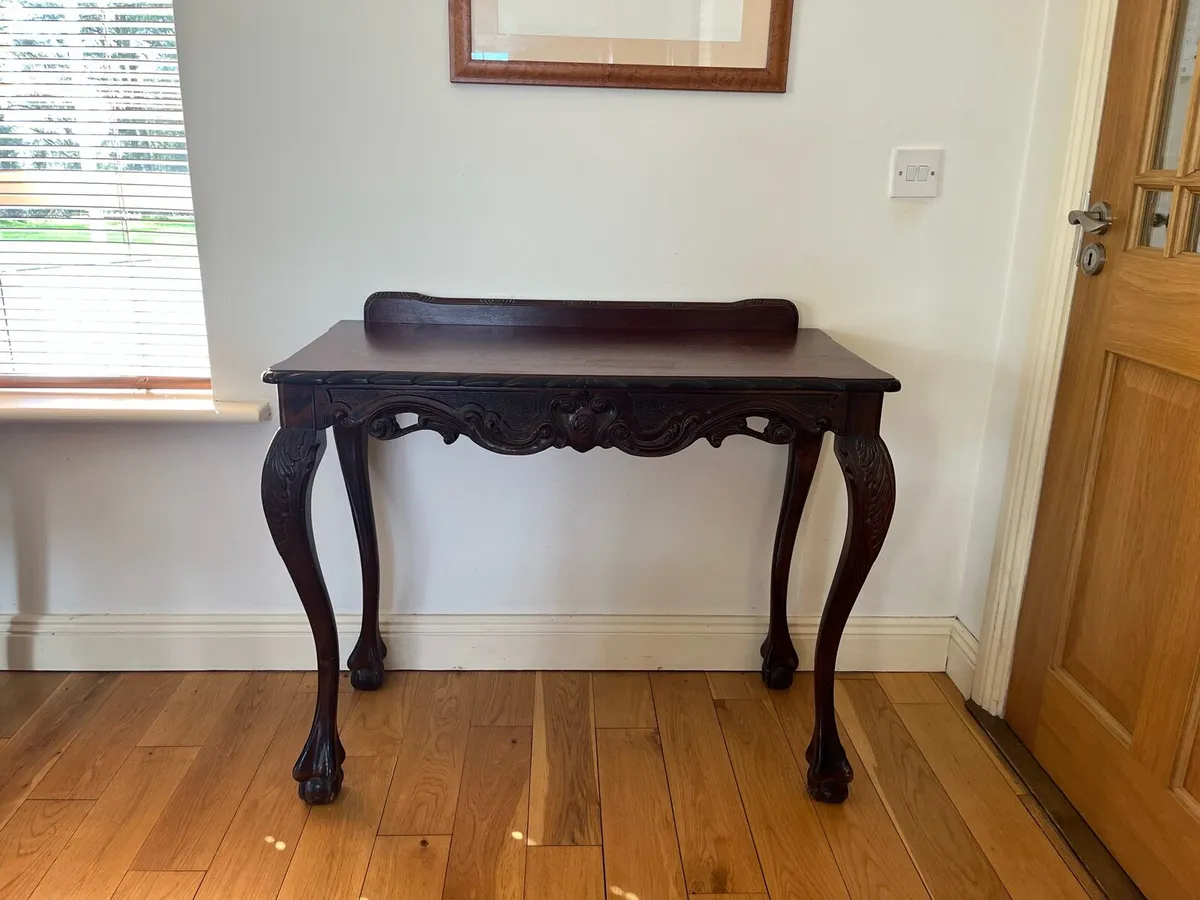 Classical console table and chair - Image 2