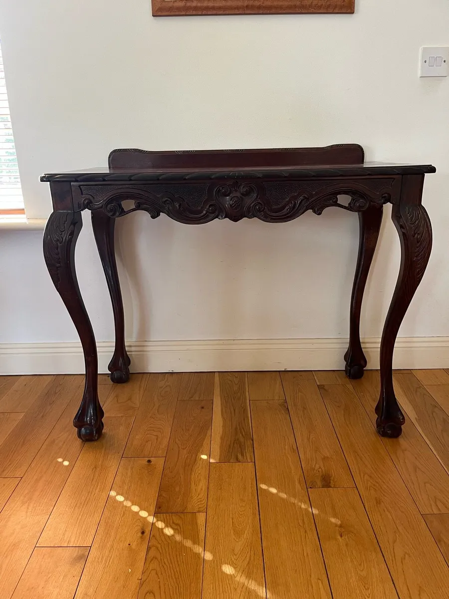 Classical console table and chair - Image 3