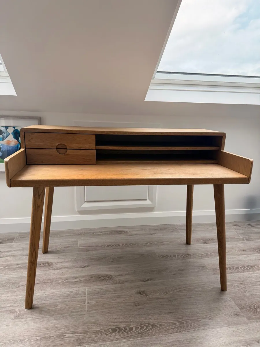 Holcott Solid Oak Office / Writing Desk - Image 2