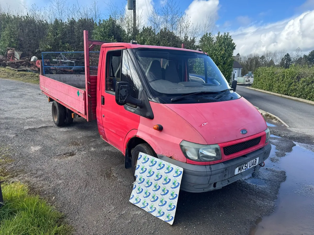 2001 Ford Transit 2.4 Dropside Flatbed - Image 2
