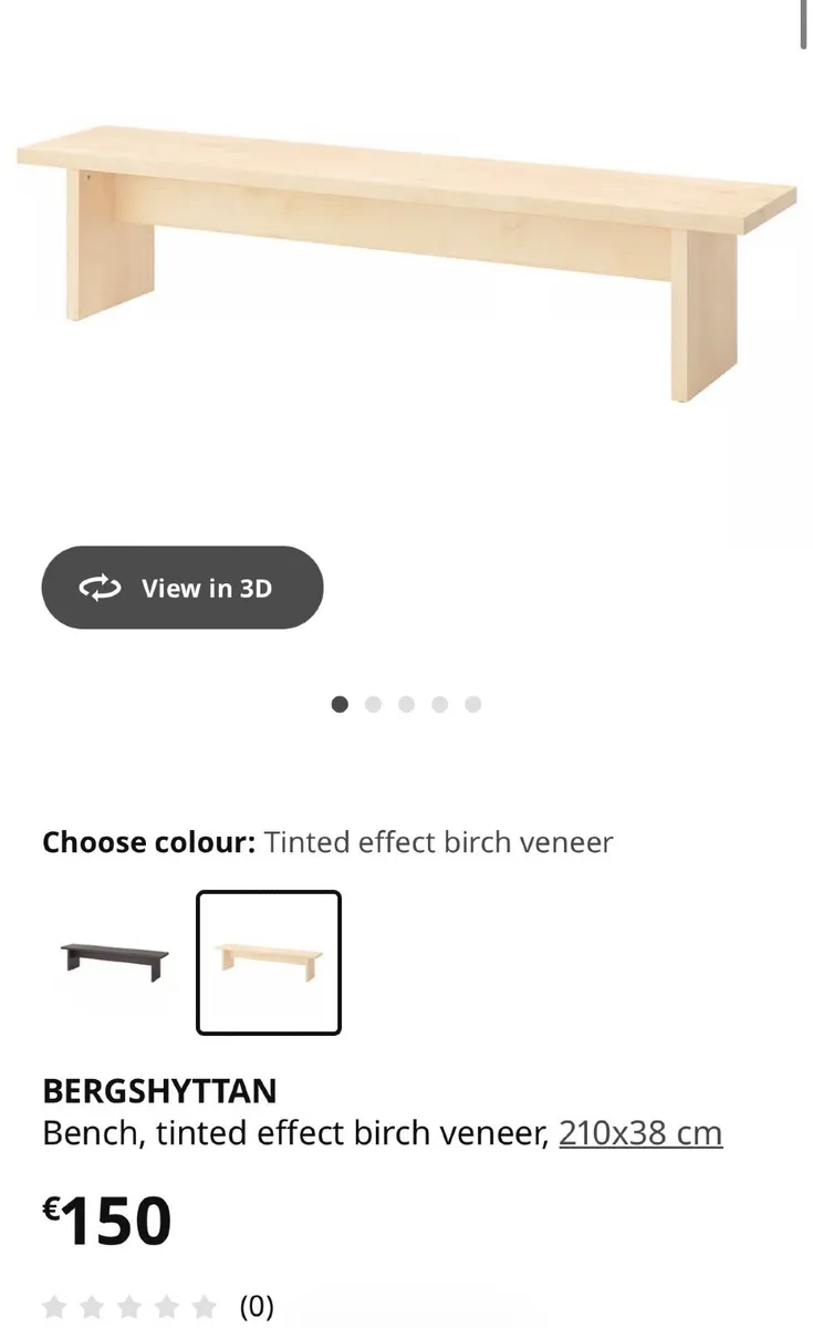 Dinning room table with benches & 2 chairs - Image 4