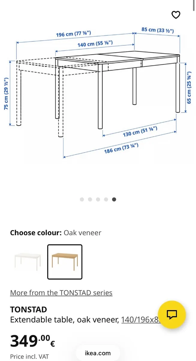 Dinning room table with benches & 2 chairs - Image 2