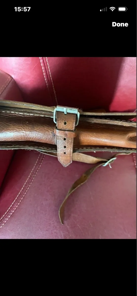 Vintage Leather Satchel - Image 3