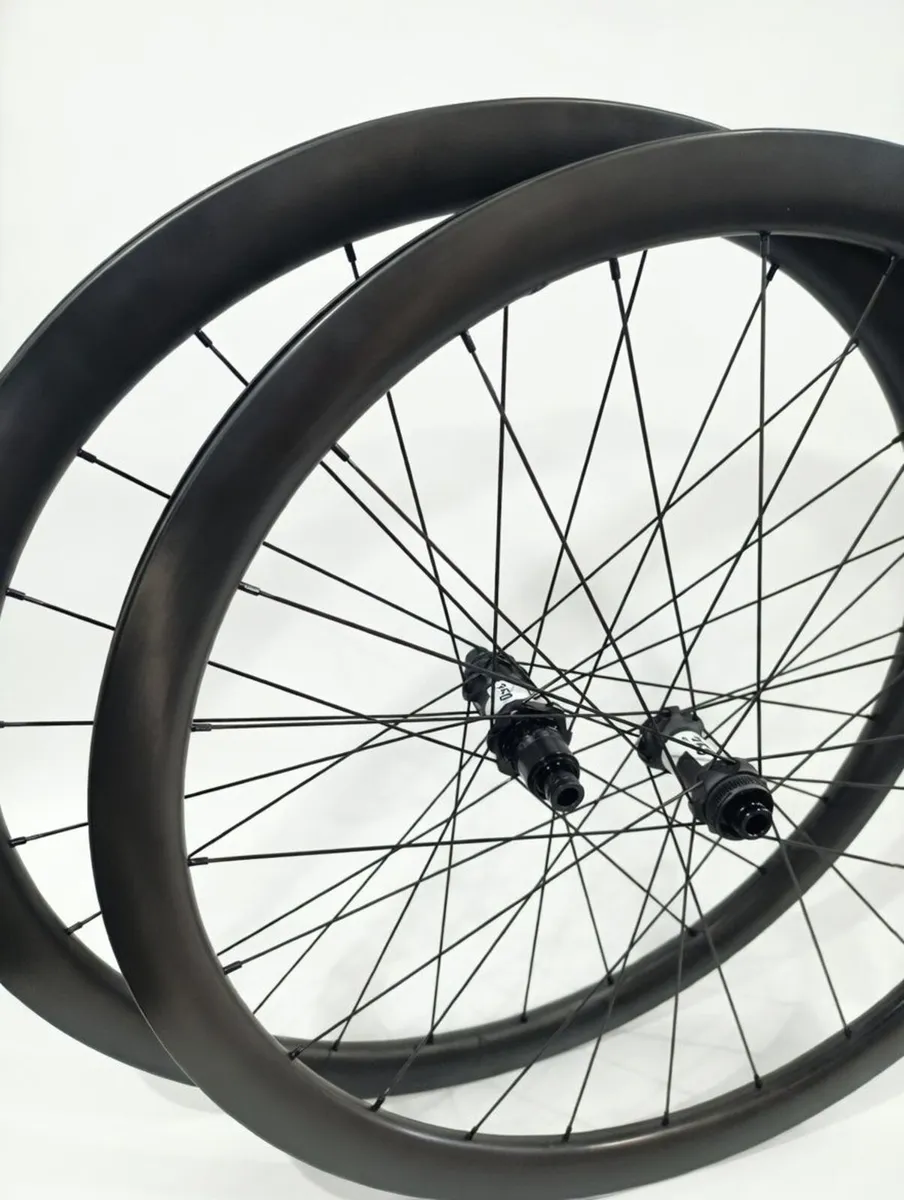 Carbon Gravel/CX wheelset DT Swiss hubs 1355g - Image 2