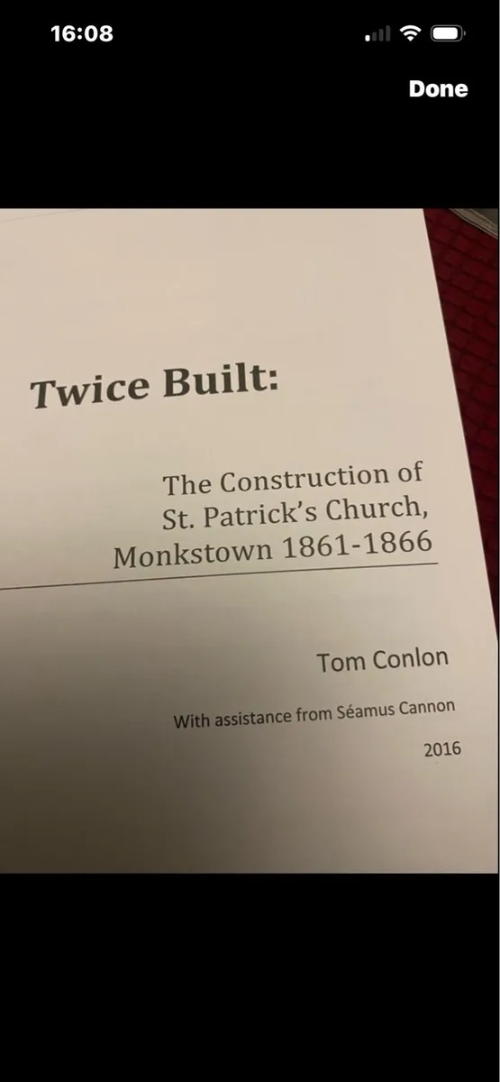 Twice Built- St Patrick’s church Monkstown - Image 2