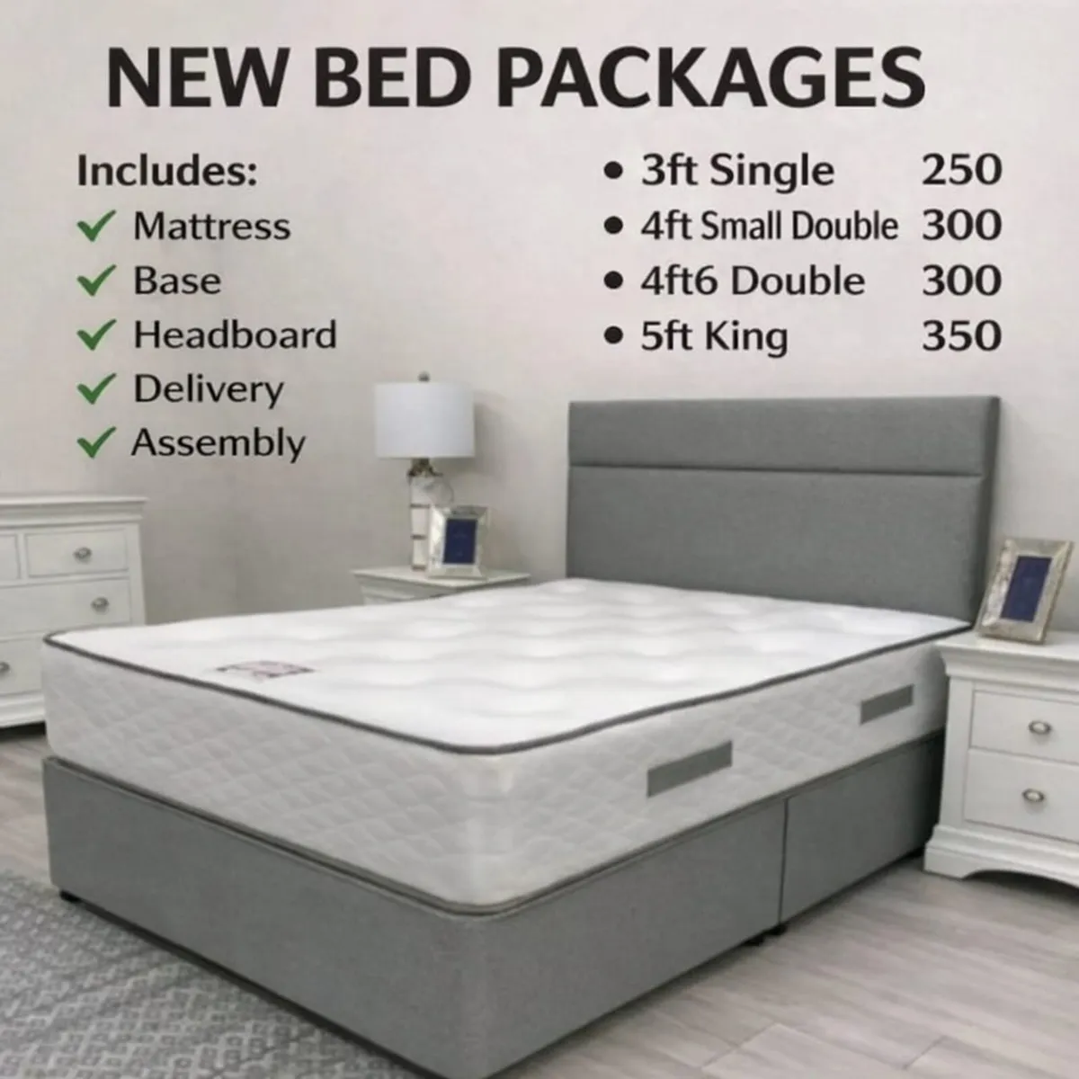 Premium New Beds Free Nationwide Delivery 🚛 - Image 1