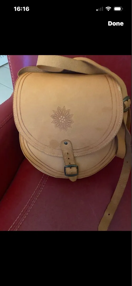 Leather Shoulder Bag - Image 1