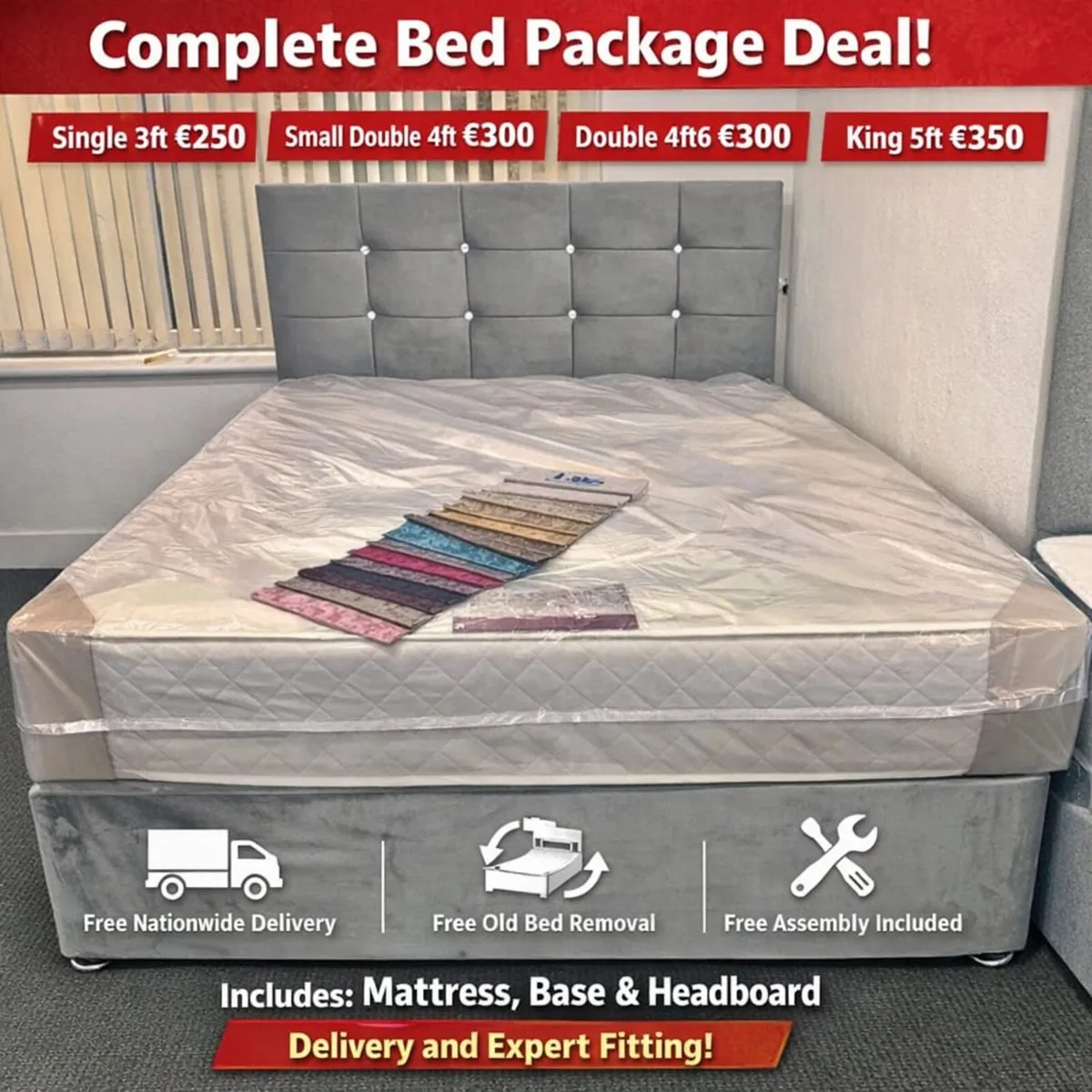 New Beds Mattresses-- Free Delivery - Image 1
