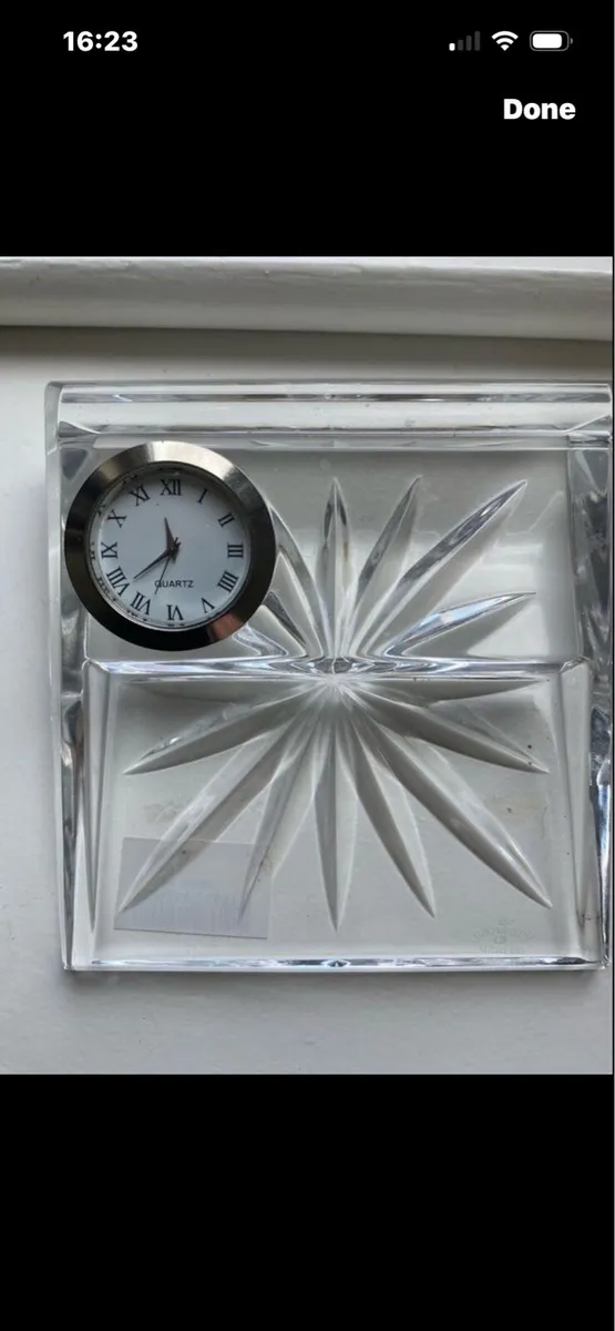 Waterford Crystal Desk clock - Image 1